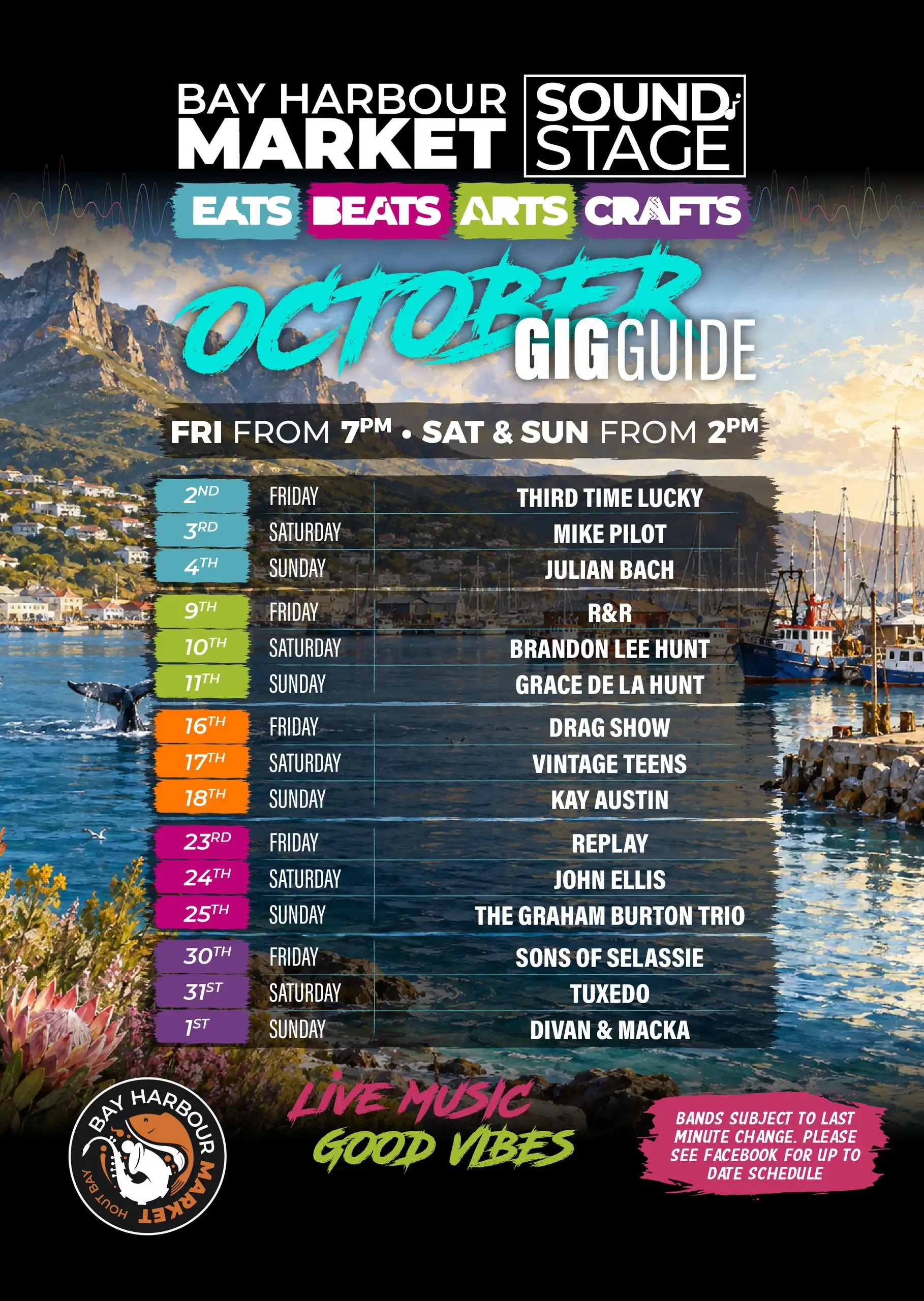 Hout Bay Harbour Market October 2026